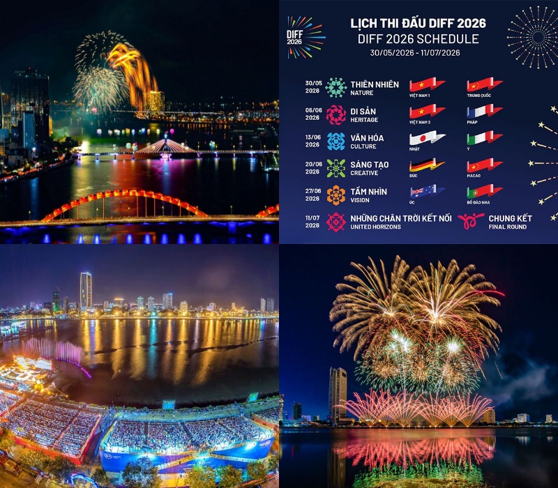 Pháo hoa Quốc tế DIFF 2026